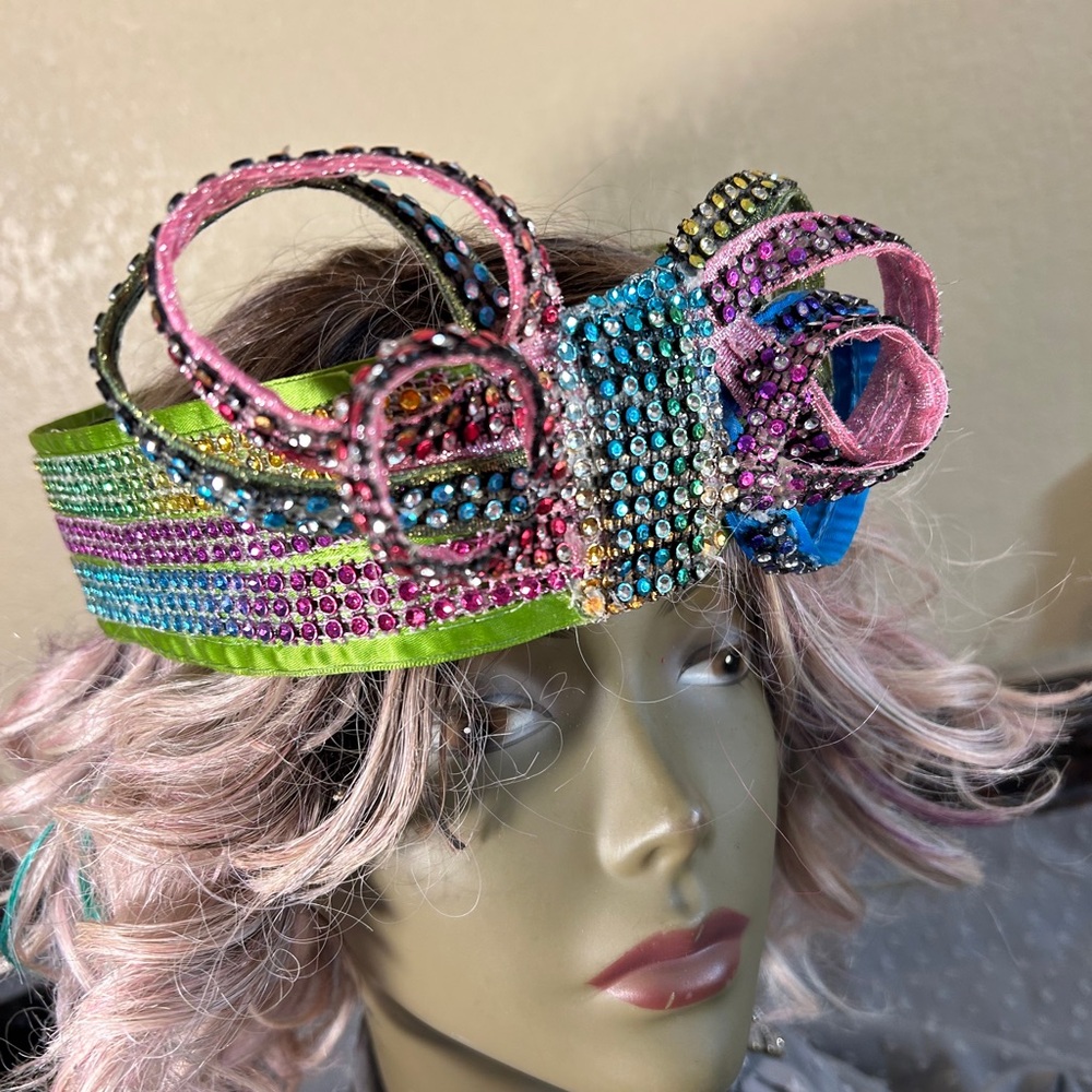 Multicolor Rhinestone Headband - Picture 3 of 11